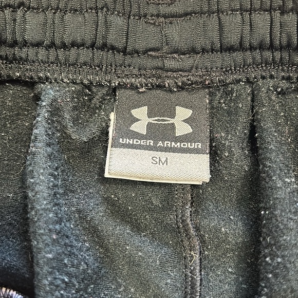 Under armour warm up pants with leg zippers size small - Picture 3 of 4